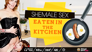 [SHEMALE] Shemale Sex: Eaten In The Kitchen