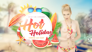 Hot Holiday - Blonde Babe Lucy Heart