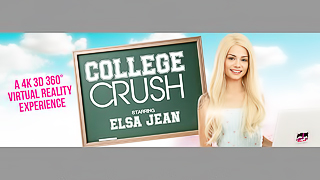 College Crush - Smooth Blonde Teen Masturbation