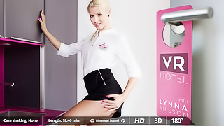 VR Hotel - XXX Room Service from this Hot Blonde