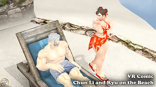 Chun Li and Ryu's Trip to the Beach