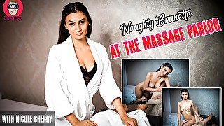 At The Massage Parlor - Naughty Brunette