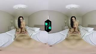 Milena's First VR Sex Experience