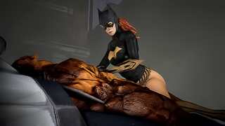 Batgirl Subdues Clayface In The Best Way