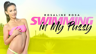 Swimming in My Pussy - Backyard Fun with Rosaline